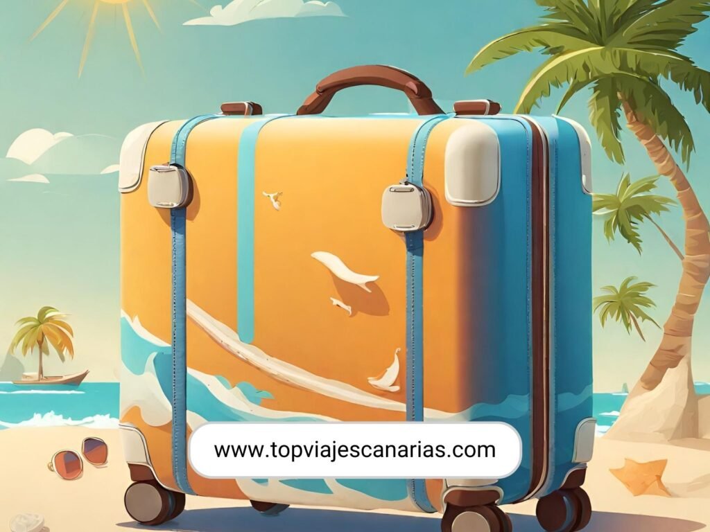 Maleta de equipaje para viajar a Canarias