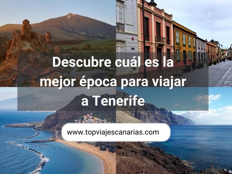 Descubre la mejor época para viajar a Tenerife