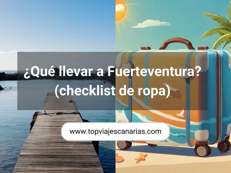 ¿Qué llevar a Fuerteventura? (Checklist de ropa)