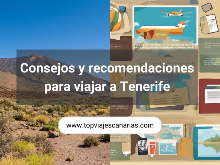 Consejos para viajar a Tenerife (tips)