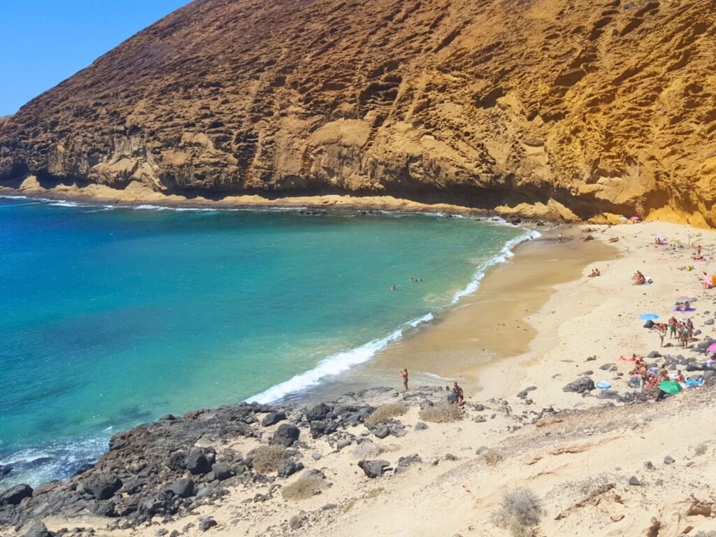 Playa de La Cocina (Montaña amarilla), La Graciosa